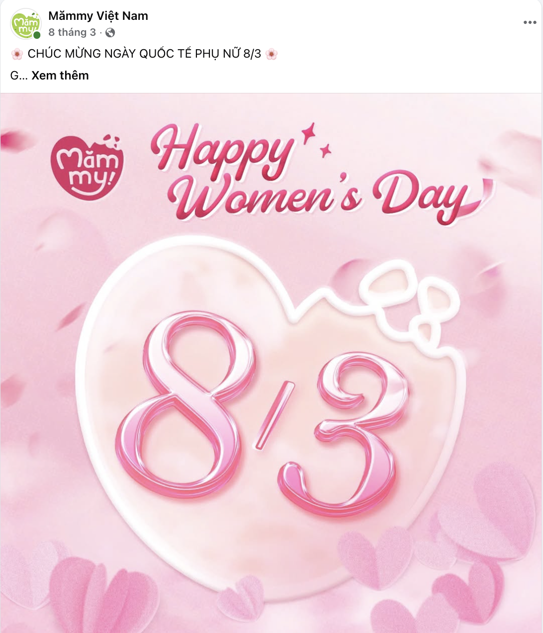 Facebook Post - Happy Women's Day