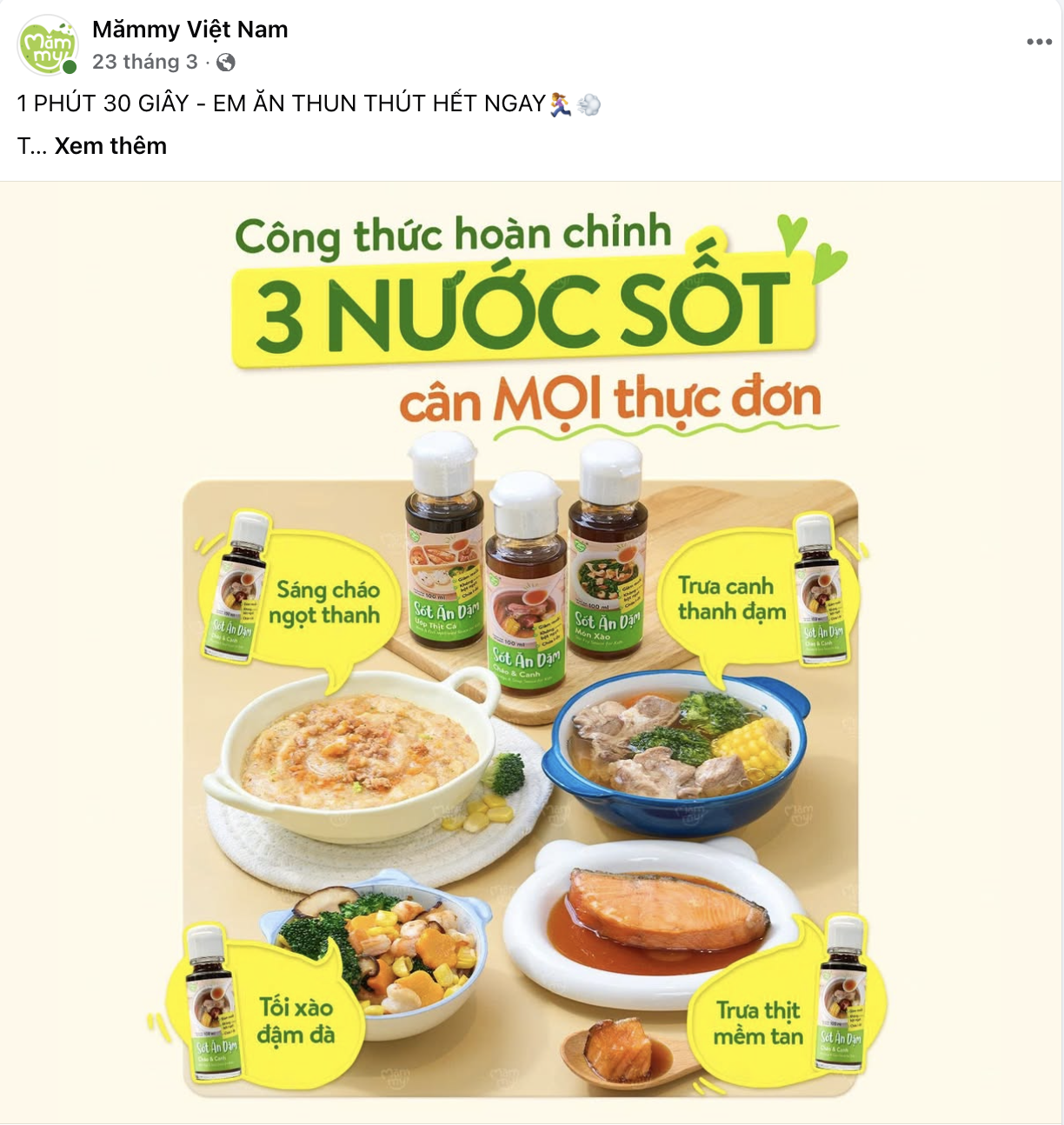 Công thức hoàn chỉnh 3 nước sốt - Product showcase