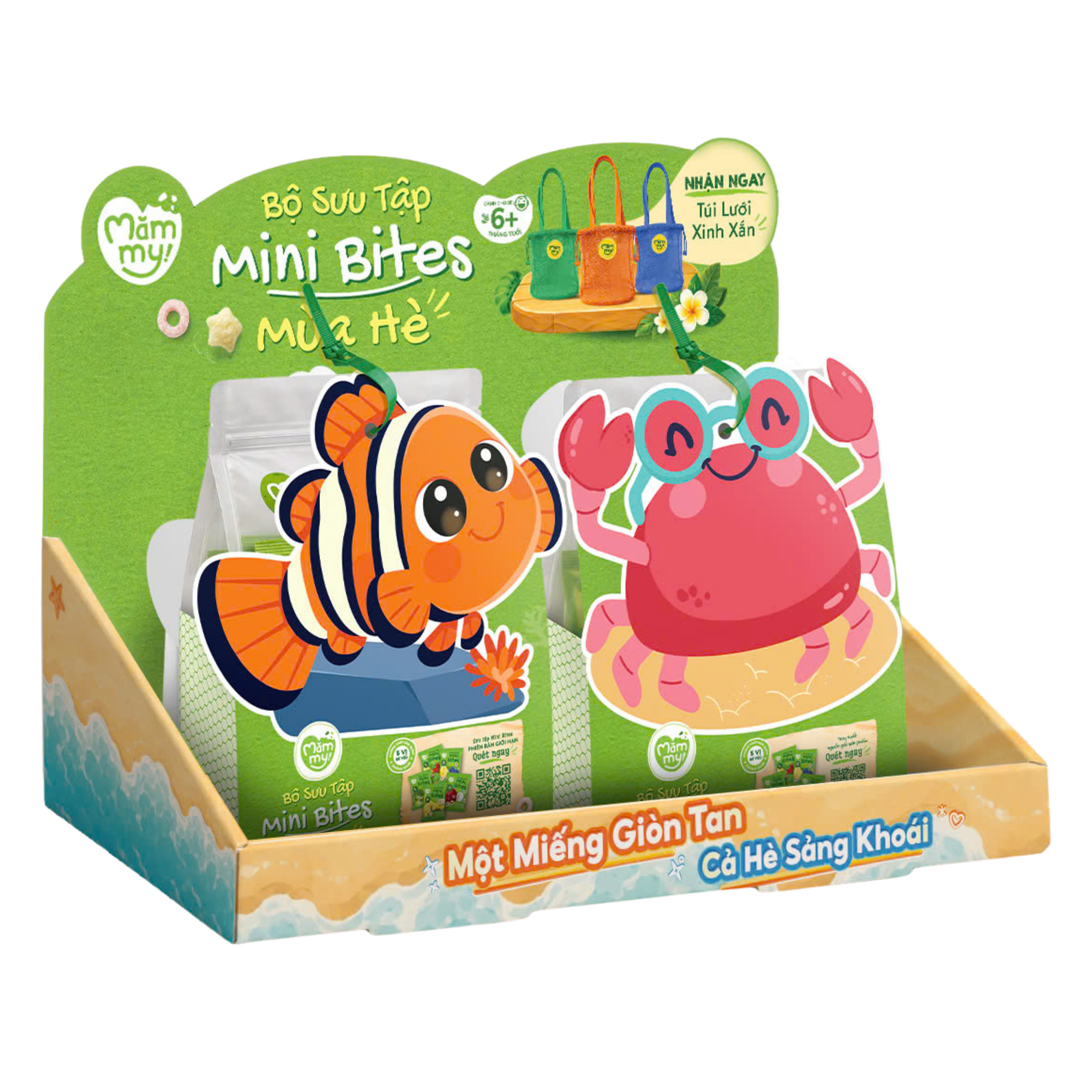 Hộp display Mini Bites Mùa Hè